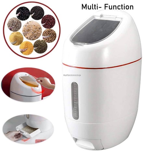 | XH-6058 | 10Litre Rice Barrel Automatic Rice Dispenser Kitchen Supplies Moisture-Proof Sealed Grain Storage Container