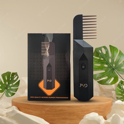 [8923] 7MD STORE | B26 | Comb Bukhoor USB Portable Women Hair Bakhoor Incense Burner