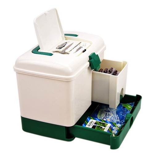 Plastic Multifunctional Medical Storage Box Family Medicine Cabinet Multilayer Aid Kit Portable Home Square Gloss Medical Kit