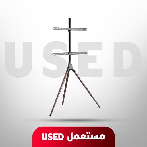 [U194] 🚨 USED 🚨 Height Adjustable Sleek Easel Design Tripod Floor TV Stand for 45"- 65" LCD LED Plasma Screens 🚨 Not Covered By Warranty 🚨