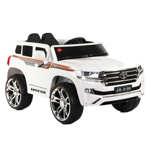 A&T TOY Toyota Land Cruiser Luxury Kids Ride 2023 - 12V Electric Toy Car 4X4 Rechargeable Ride On Vehicle for Ages 3‑8  | A&T49025 |