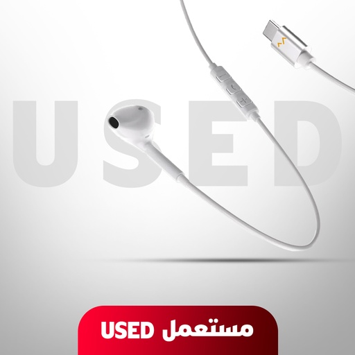 [U339] 🚨 USED 🚨 7MD Mono Earphone with Type-C Connector - Superior Stereo Sound 120cm Smart Wired Control Clear Mic Ergonomic Design |7MD-WEP02| 🚨 Not Covered By Warranty 🚨