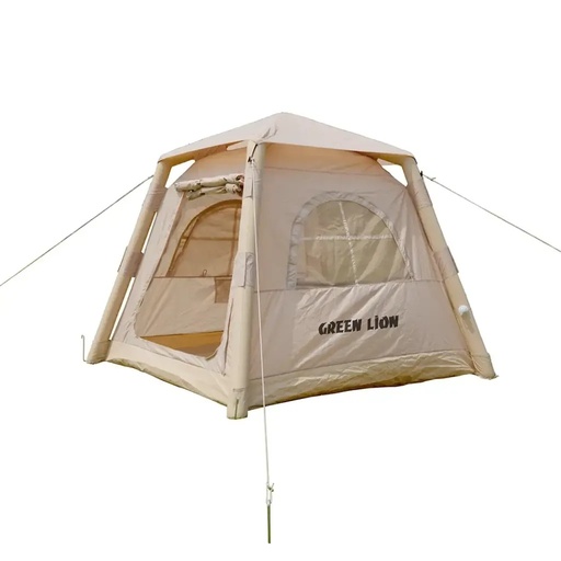 [12156] Green Lion GT‑3X Inflatable Tent – 2–3 Person, Waterproof, Quick Setup, UV & Wind Protection | GNGT3XINCTBG |