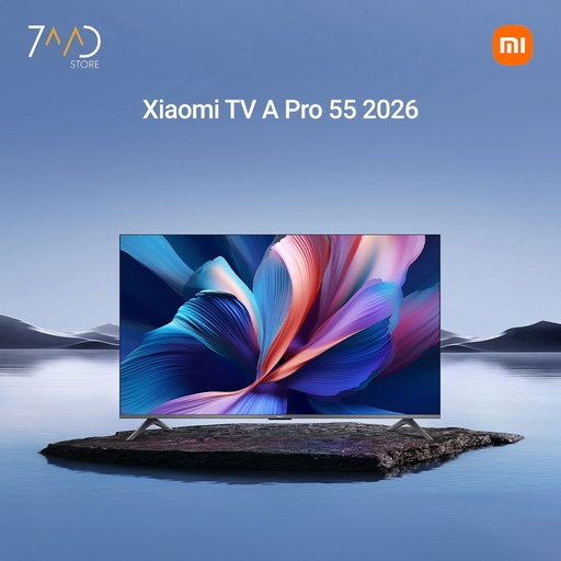 [12336] Xiaomi TV A Pro 55 inch 2026 – 4K QLED, HDR10+/HLG, Dolby Audio, Google TV, Smart Assistant, Dual Stand, Bezel-less Design