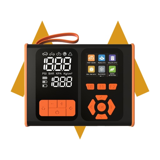 [12367] 7MD 15200mAh Multi-Function Jump Starter & Wireless Air Pump with OBDII Vehicle Diagnostics | 7MD50325 |
