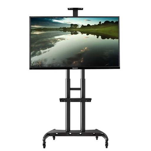 [12397] NB Mobile TV Cart Stand with Wheels for 55"–80" Screens, Heavy-Duty 90kg Capacity & Height Adjustment | AVA1800-70-1P |