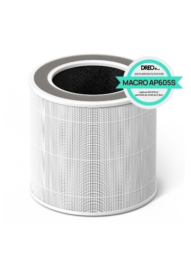[12412] DREO Air Purifier Replacement Filter – 3-in-1 HEPA Filter for Macro AP605S | DR-HPA025 |